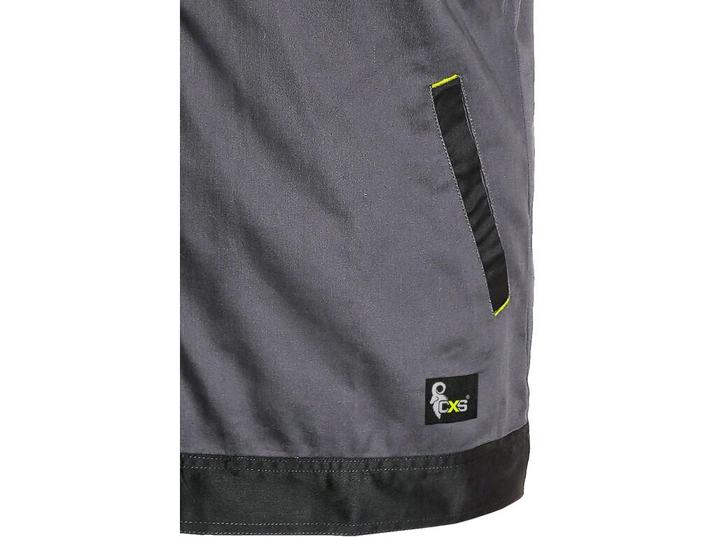 Blúza CXS PHOENIX PERSEUS, sivo-žltá